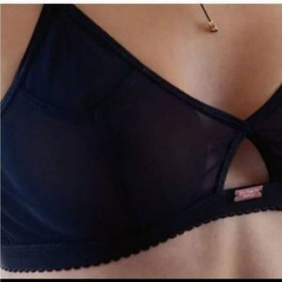 Daydream Nation Onyx Bralette Small Black NWT - Picture 2 of 3